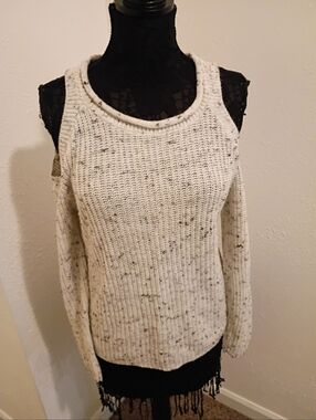 Elegant Speckled Knit Sweater for Women